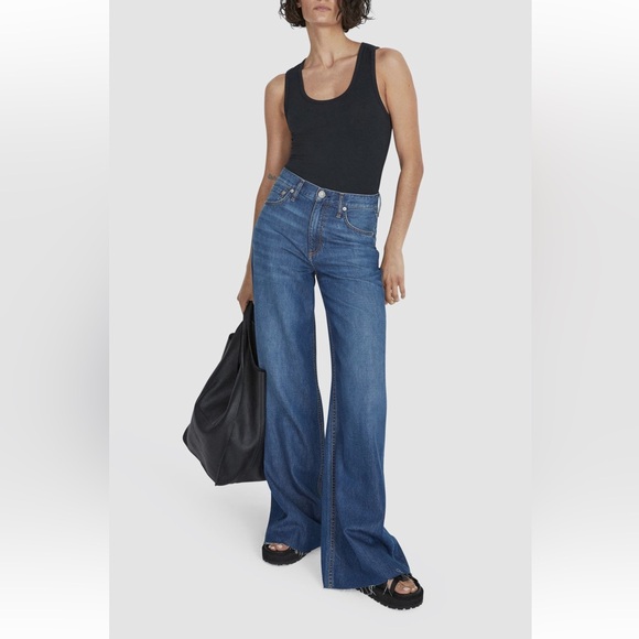 Rag & Bone Sofie High Rise Ultra Wide Leg - Picture 3 of 14